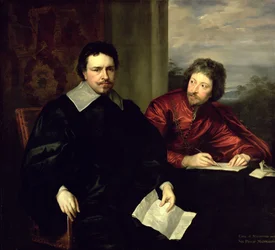 Portrait of Thomas Wentworth, Earl of Strafford and his Secretary, Sir Philip Mainwaring